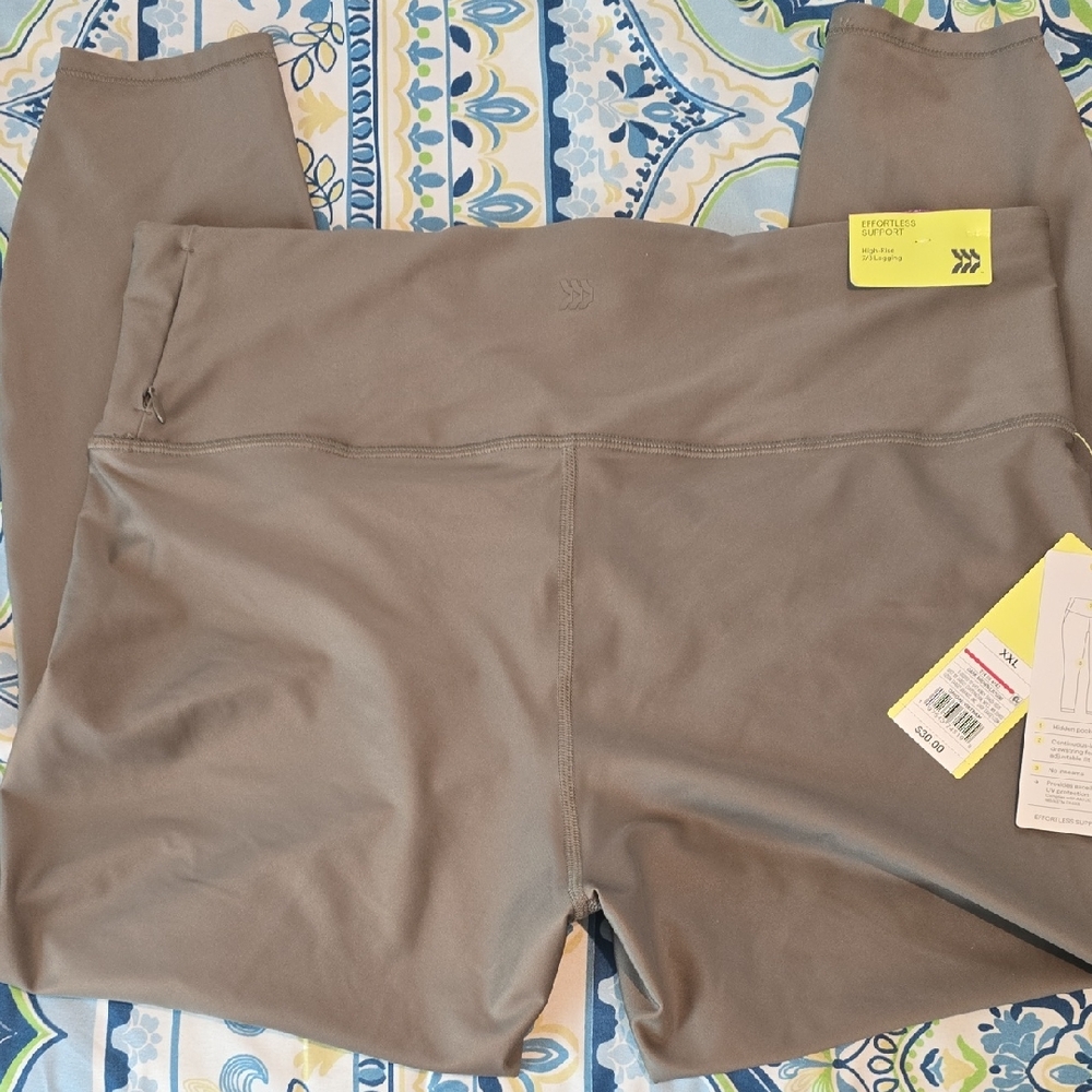 All In Motion TAN/Brown Leggings NWT‎